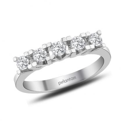 0.40 ct. Pırlanta Beştaş Alyans